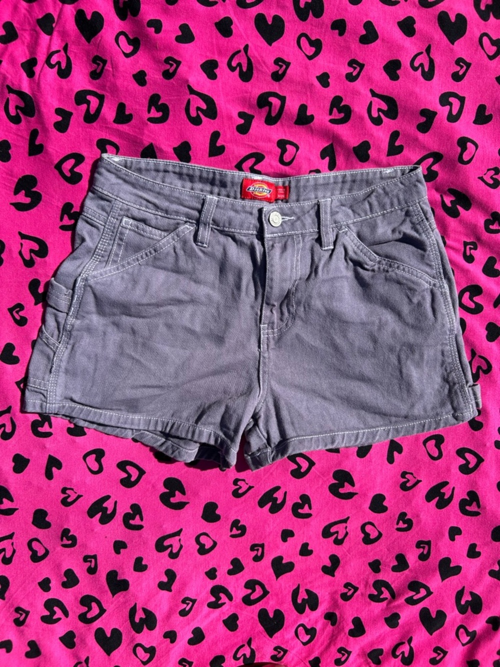 Dickies Women's Gray Utility Jean Shorts